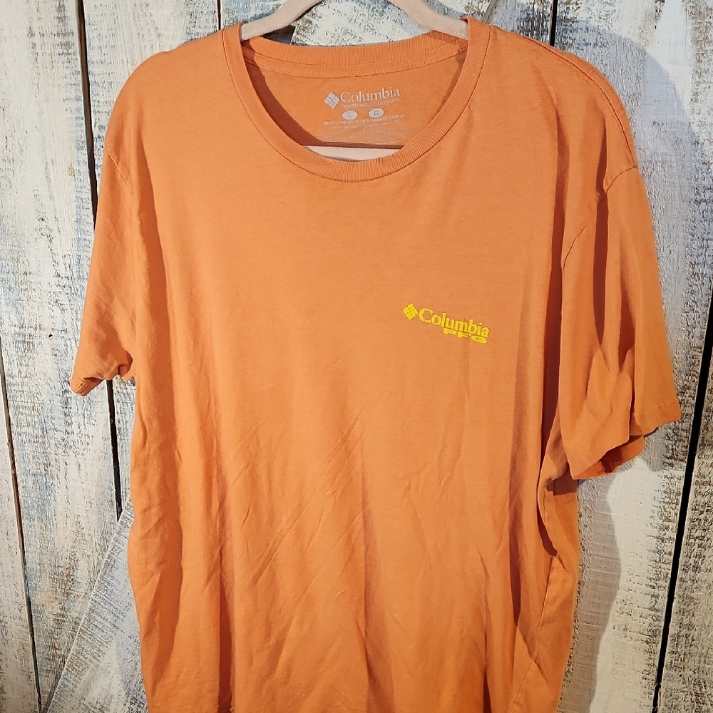 Columbia Men's Vibrant Orange Tee